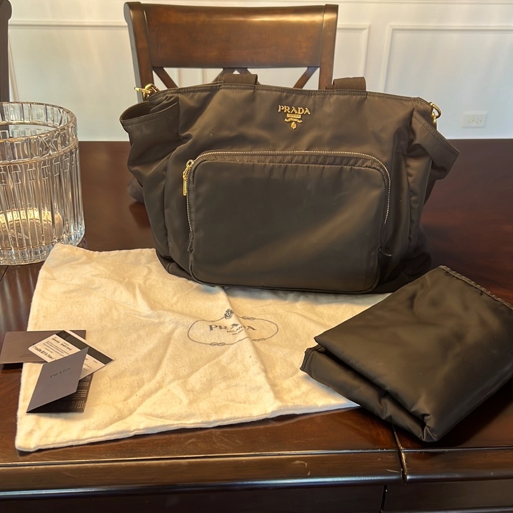 Prada Nylon diaper bag. In excellent condition.